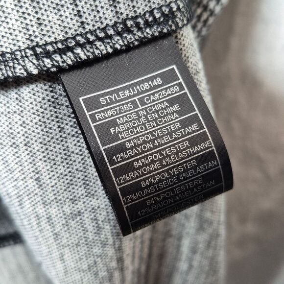 Jack By BB Dakota Black and White Checkered Dress Size Large - Picture 5 of 12